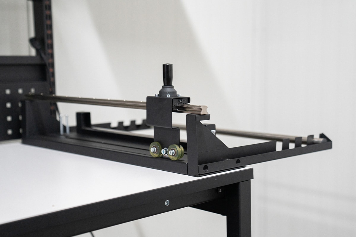 Afsnij-unit inpaktafel zijkant - voor rolbreedte 45 cm