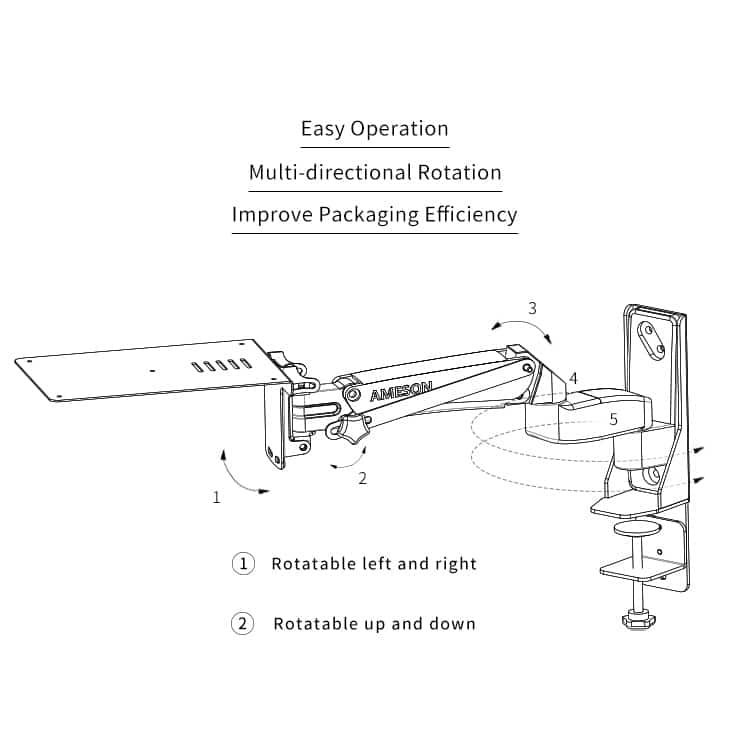 PP-air Nano arm standaard