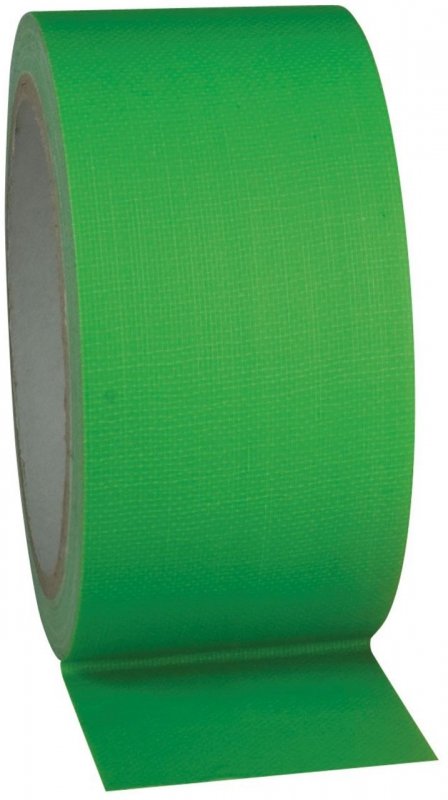 Fluor Gaffa tape oranje - 50mm x 25m groen