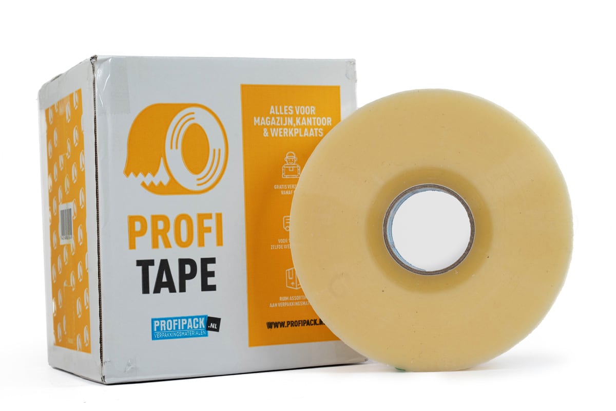 machinetape pp hotmelt transparant | Profipack