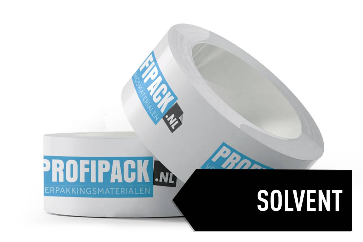 bedrukte pp solvent tape | bij Profipack