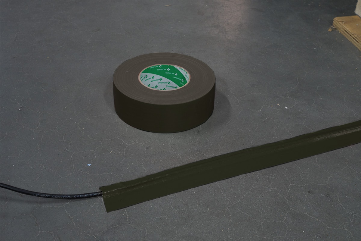 Nichiban® 1200 gaffa tape olive drab - 50mm x 50m