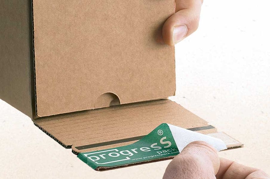 kartonnen verzendkokers met plakstrip | online bij Profipack