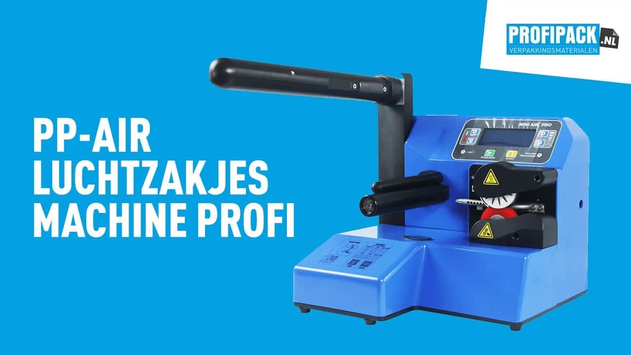 PP air luchtzakjes machine PROFI - met 2 rollen mattenfolie