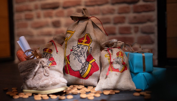 Jute zak Sinterklaas