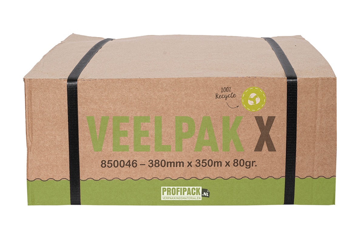 Veelpak X opvulpapier - 350mm x 350m x 80gr.