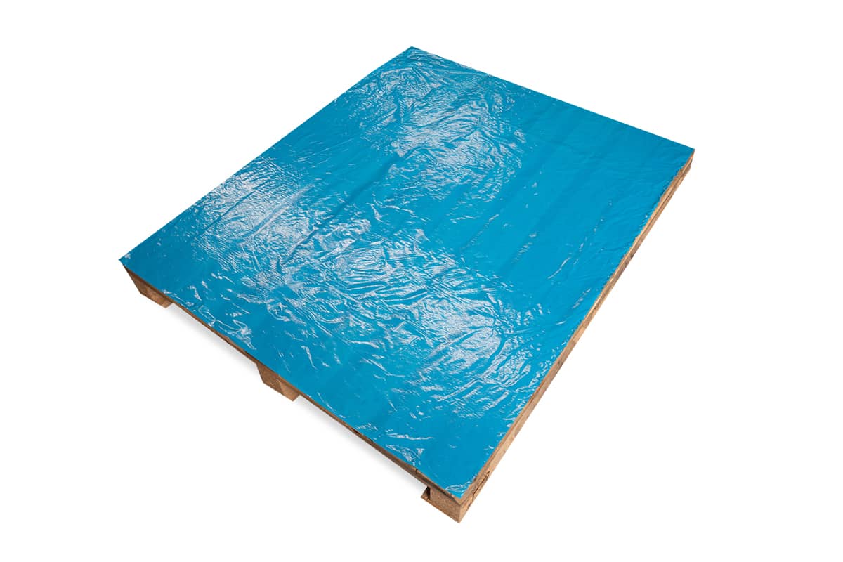 Plastic vellen blauw - 1200 x 1000mm x 50my (500st)