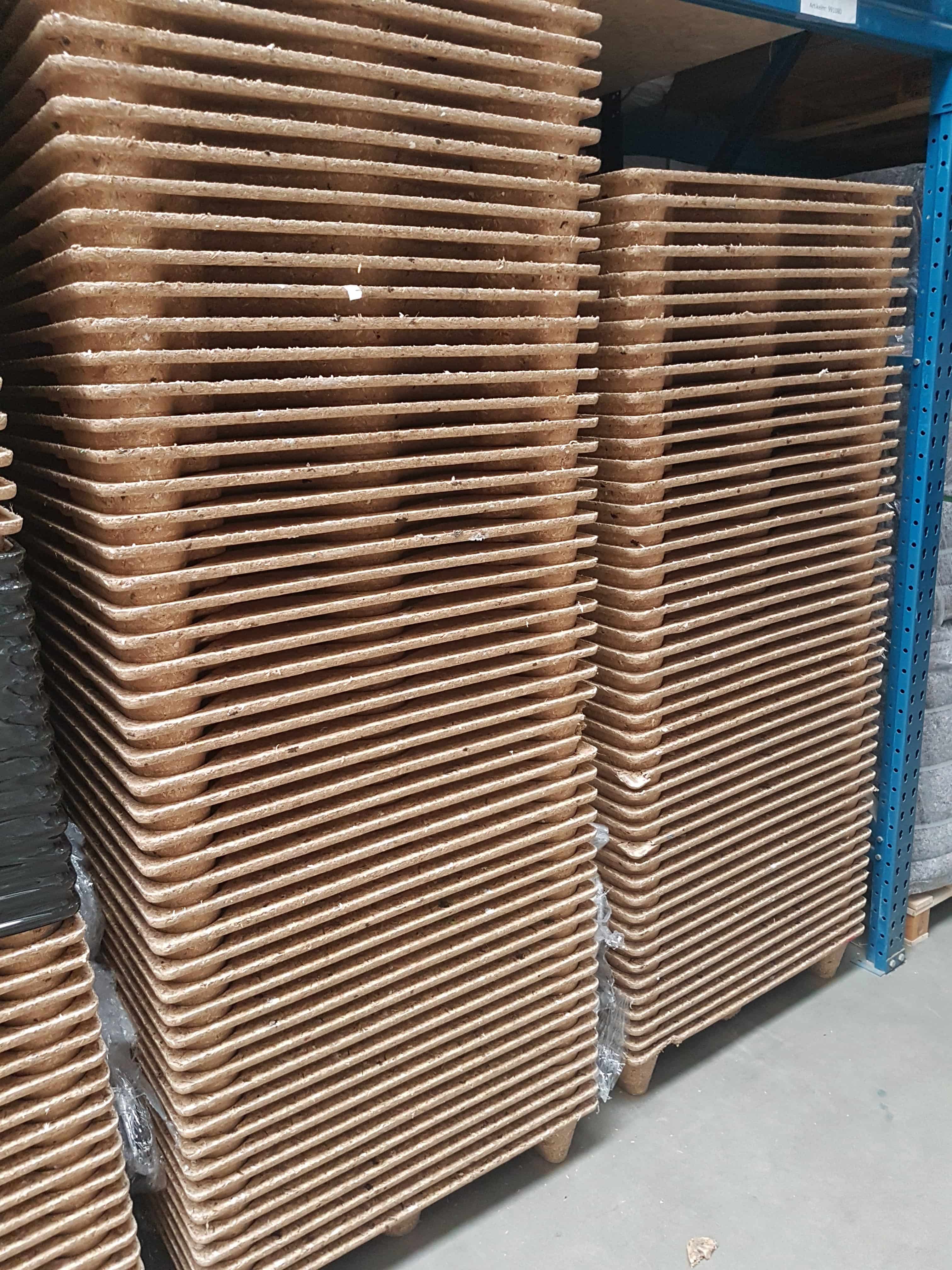 Houtvezel pallets - 800 x 1200mm (5 st)