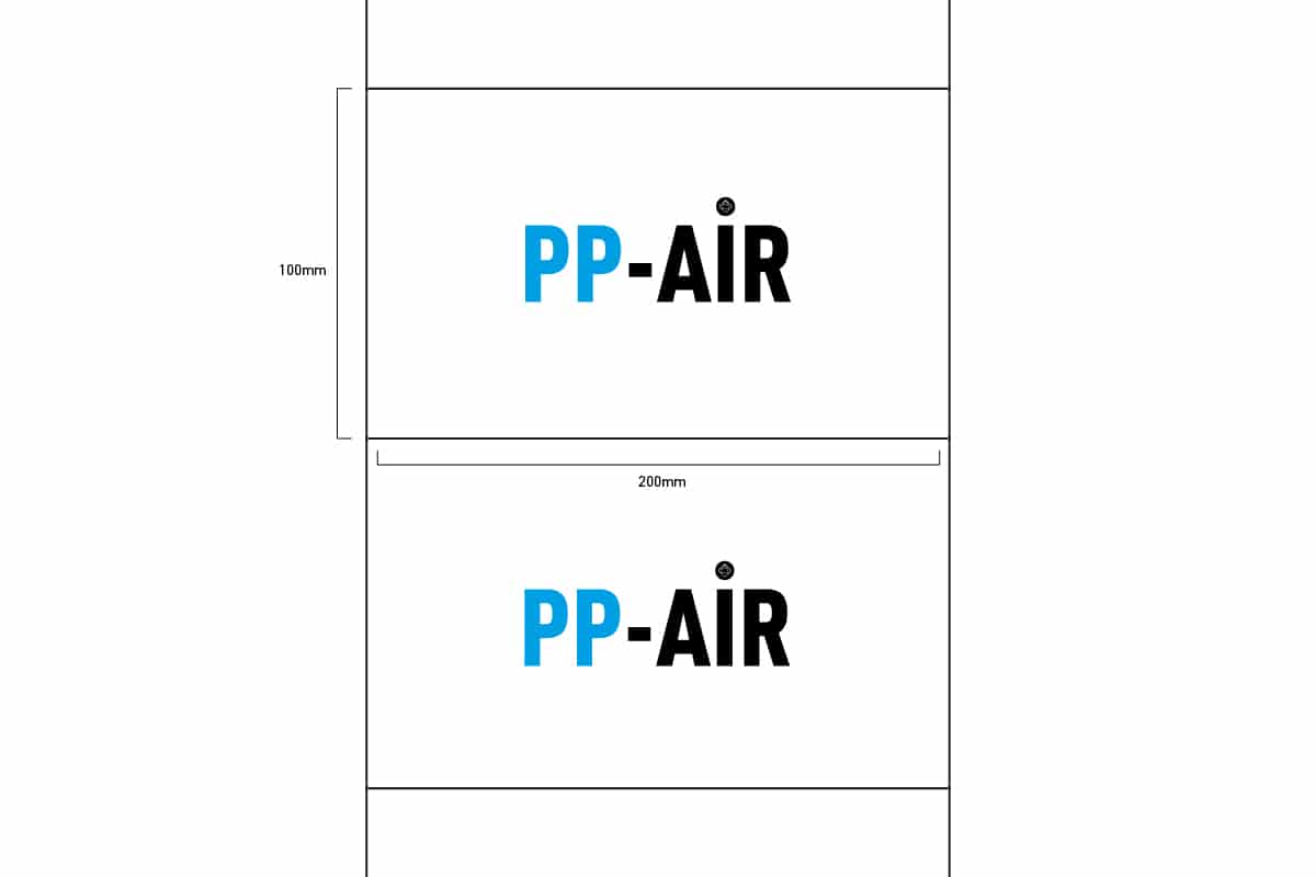 PP air luchtzakjes machine NANO 4.0 met 2 rollen folie