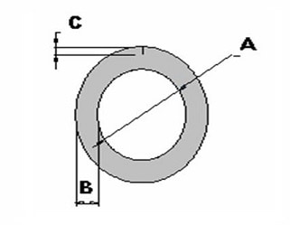 OS Schuimprofiel - ⌀42 x 9mm x 200cm (55 st)