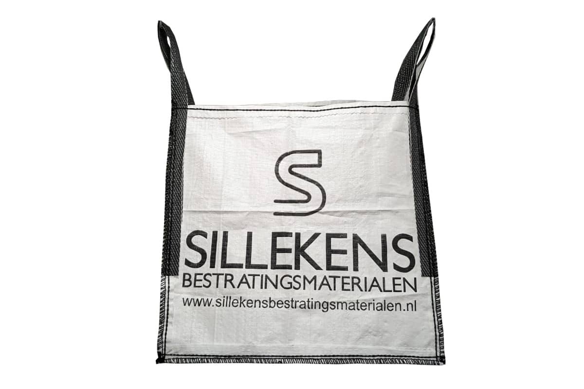 Bedrukte big bag met logo - 65 x 65 x 65 cm (500 kg)