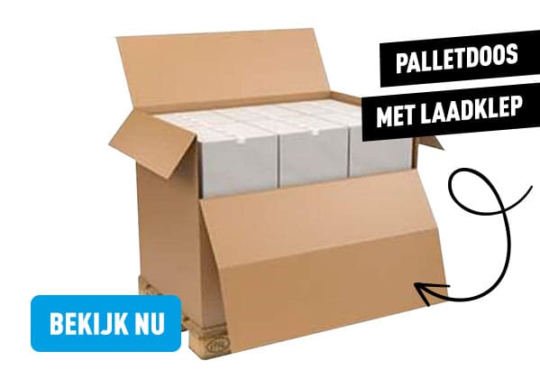 Omdoos - palletdoos met laadklep