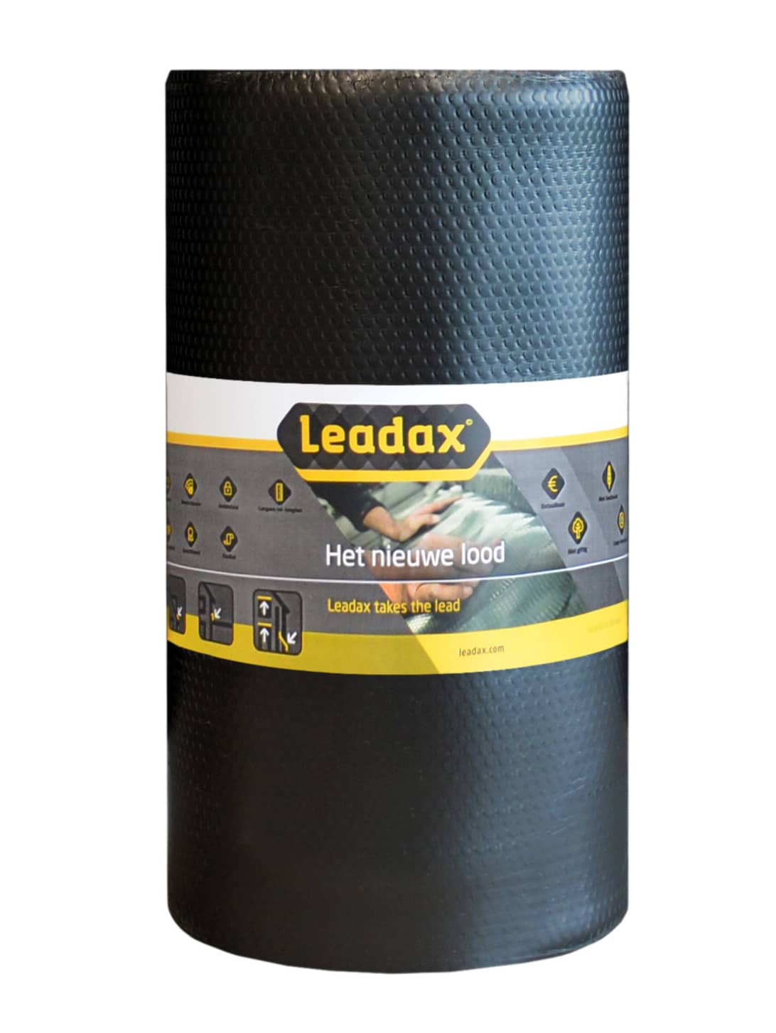 Leadax loodvervanger zwart - 330mm (1,98m²)