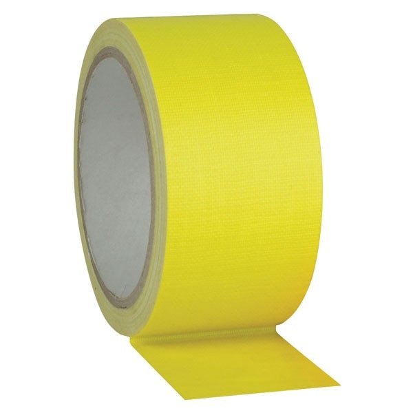 Fluor Gaffa tape oranje - 50mm x 25m geel