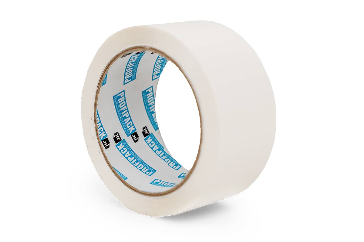 PP acryl tape wit - 50mm x 66m