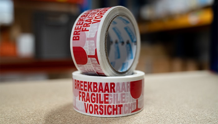 Breekbaar tape