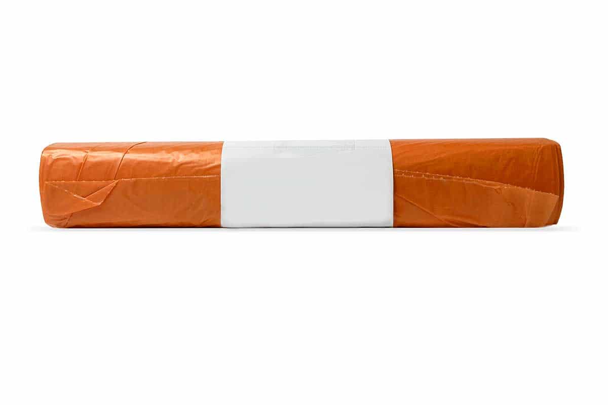 HDPE Afvalzakken oranje 70L - 58 x 100cm x 20my 