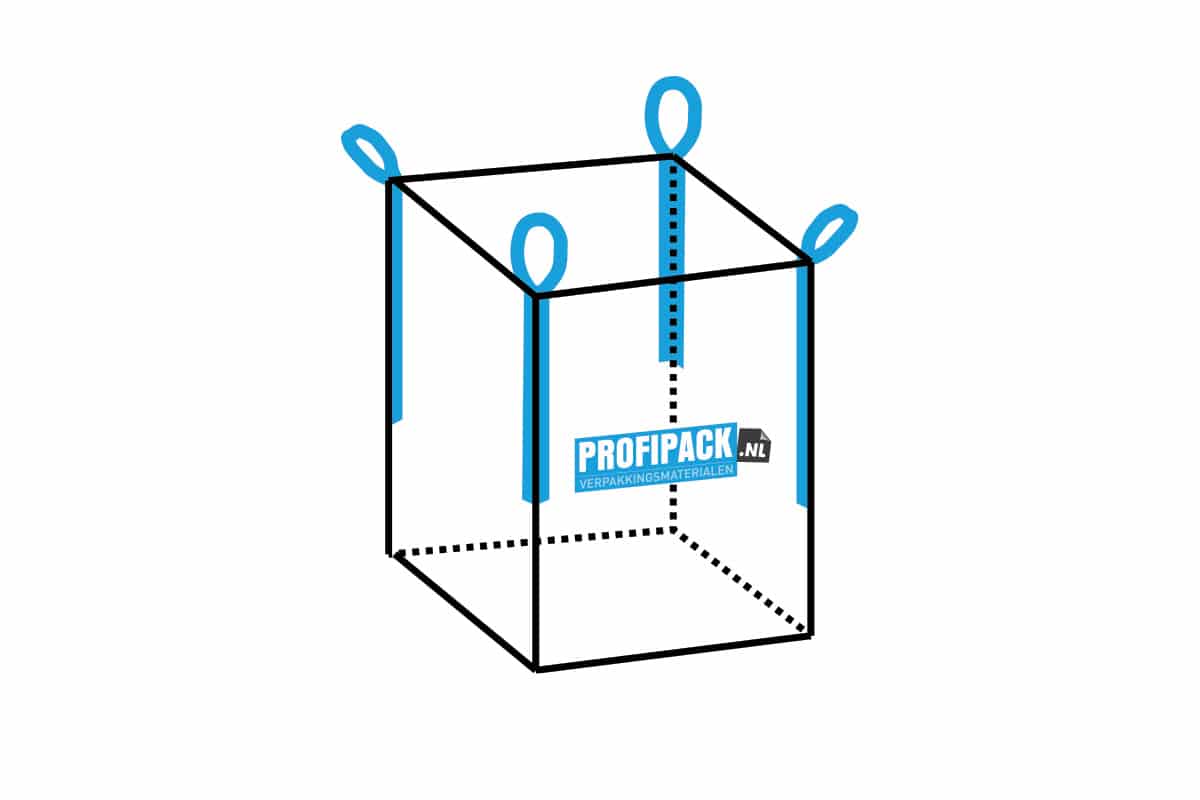 Big Bag standaard - 90 x 90 x 110cm (1 kuub, 1000 kg)