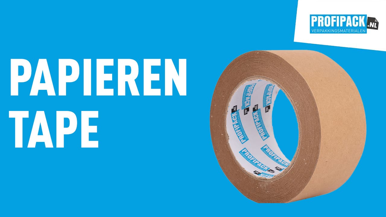 Papieren tape bruin - 48mm x 50m