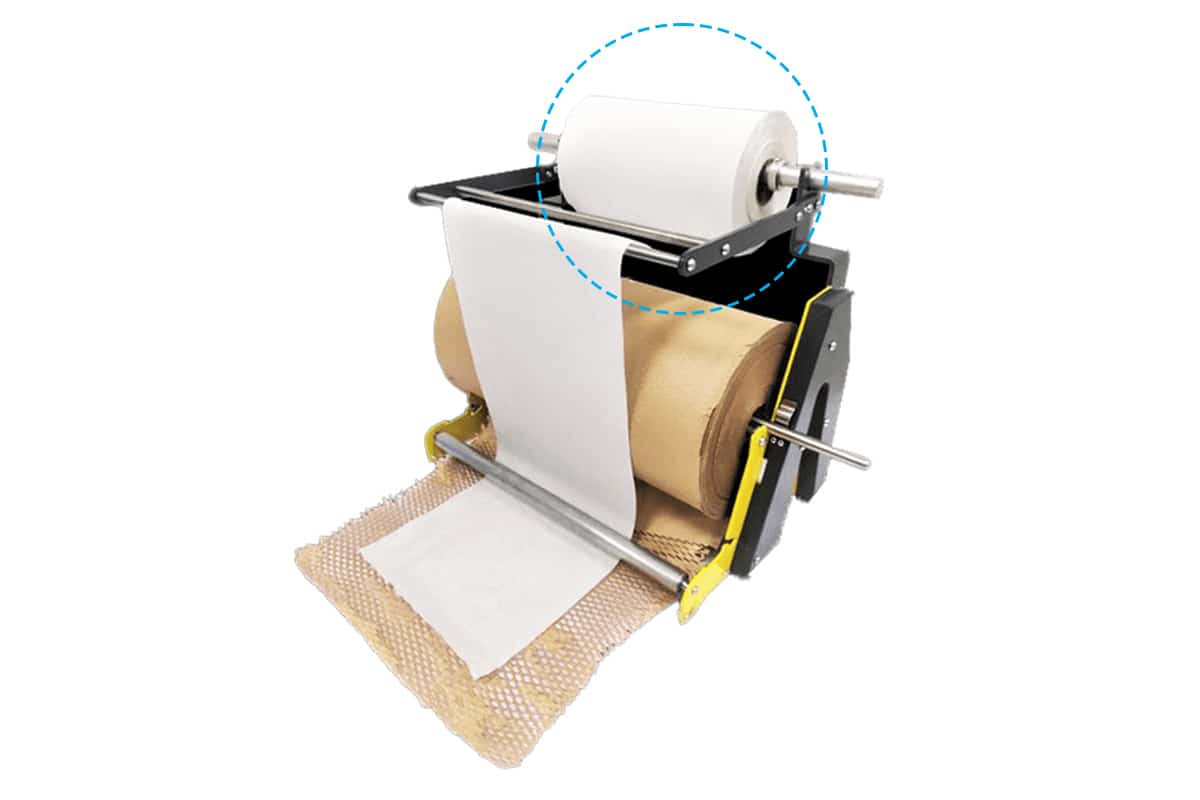 X-Wrap inlegpapier rolhouder