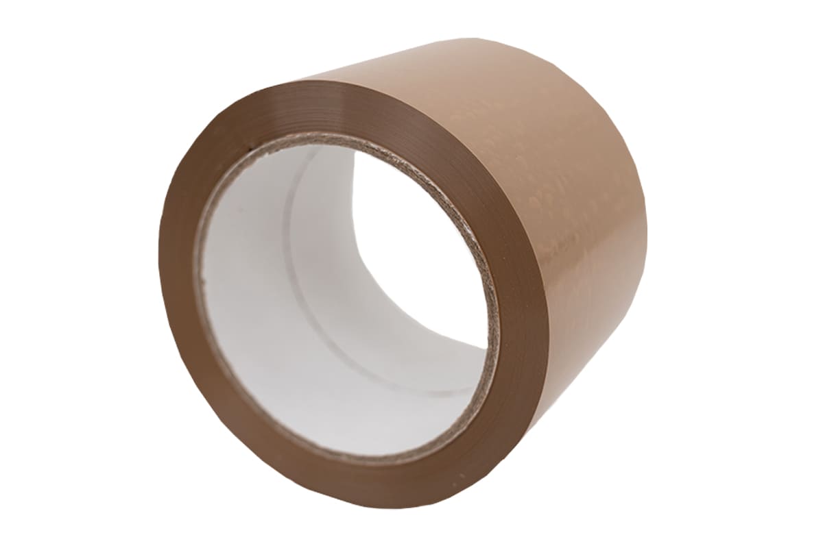 PVC tape bruin - 75mm x 66m