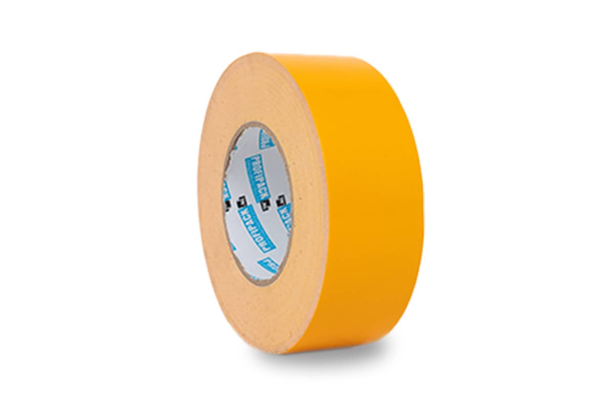 Duct tape zwart 70 mesh - 50mm x 50m geel