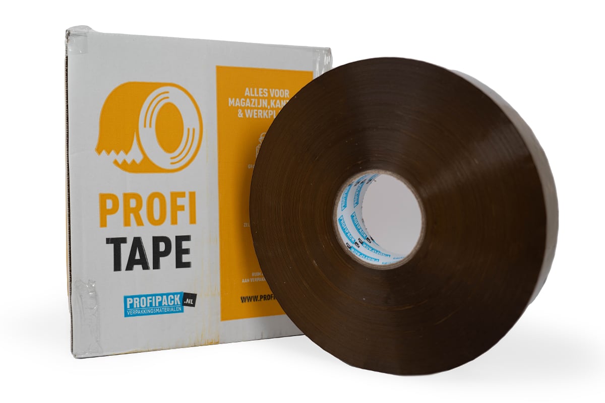 machinetape pp hotmelt bruin | profipack