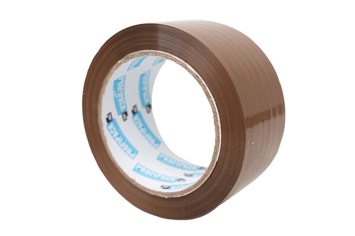 High Tack tape bruin - 48mm x 66m